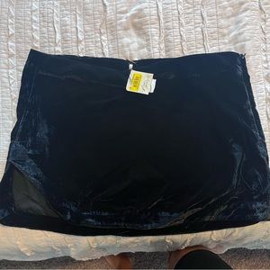 Free People Black Mini Skirt
